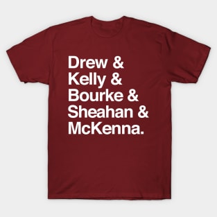 Dubliners / Classic Line-Up Names List T-Shirt